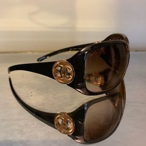 Chanel big frame sunglasses